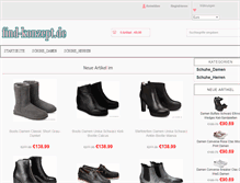 Tablet Screenshot of find-konzept.de